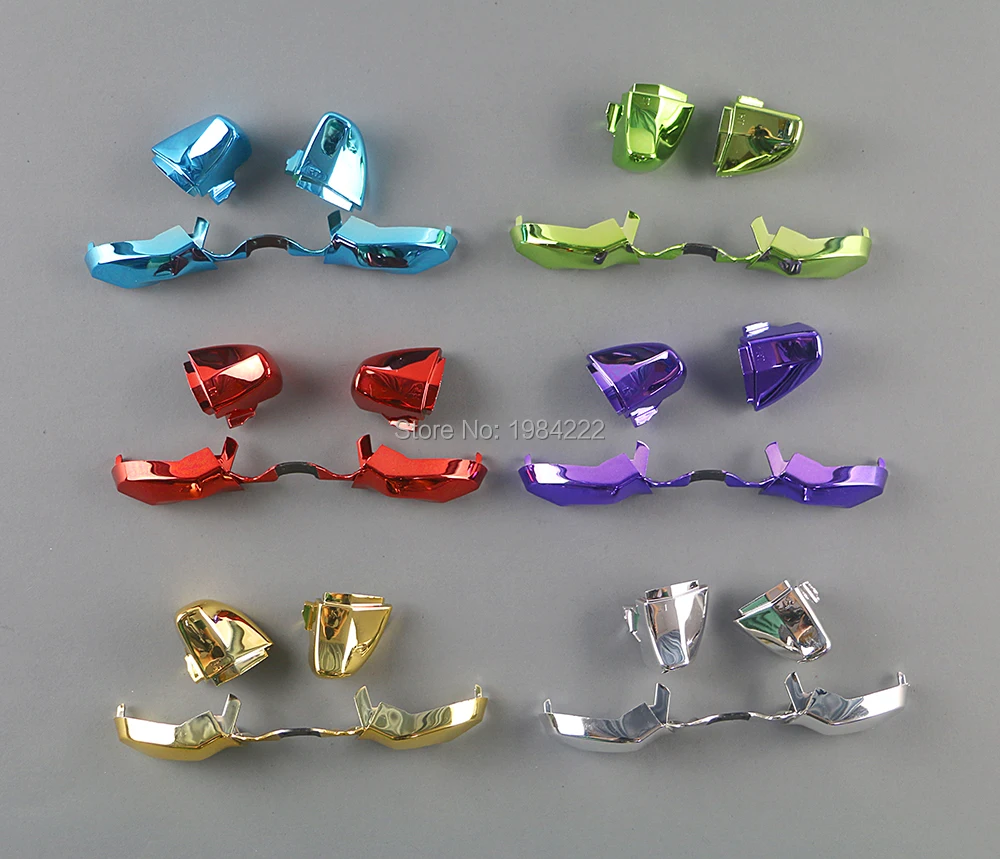 Paraurti Chrome Lb Rb Sostituzione Pulsante Lt Rt Per Controller Xbox One Elite Pulsante Lb Rb Lt Rt
