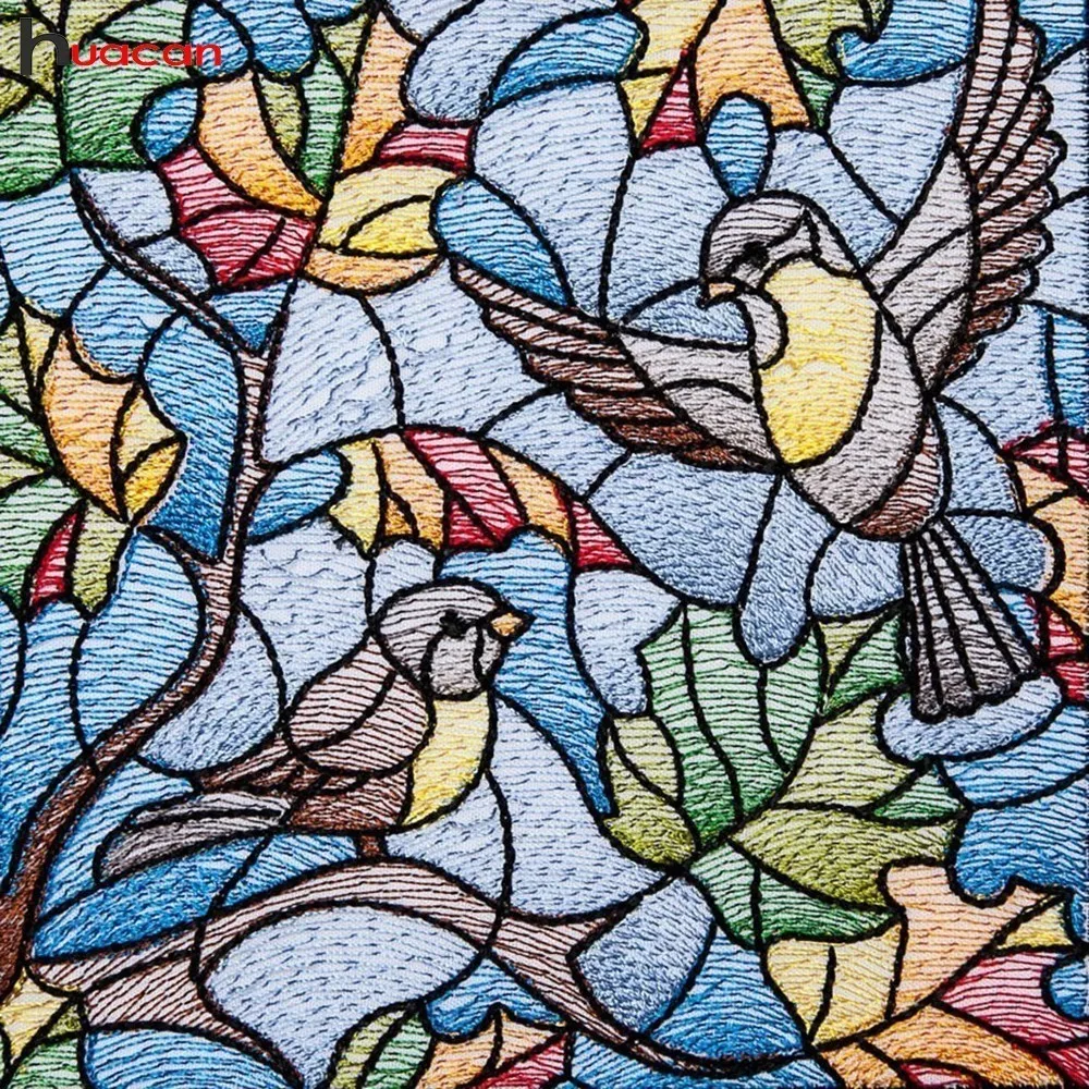 

HUACAN 5D DIY Diamond Painting Animal Diamond Cross Stitch Diamond Embroidery Birds Full Square Paint With Diamonds