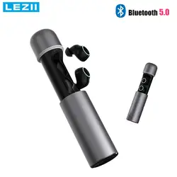 LEZII A1 СПЦ Bluetooth 5,0 наушники Автоматическое Сопряжение Touch Управление In-Ear Hi-Fi True Беспроводной наушники с микрофоном Charging Dock