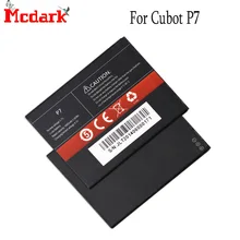 Mcdark для Cubot P7 Батарея Замена высокого качества большой Ёмкость 1600 мА/ч, резервное копирование акумуляторная батарея для Cubot P7 смарт-чехол для...