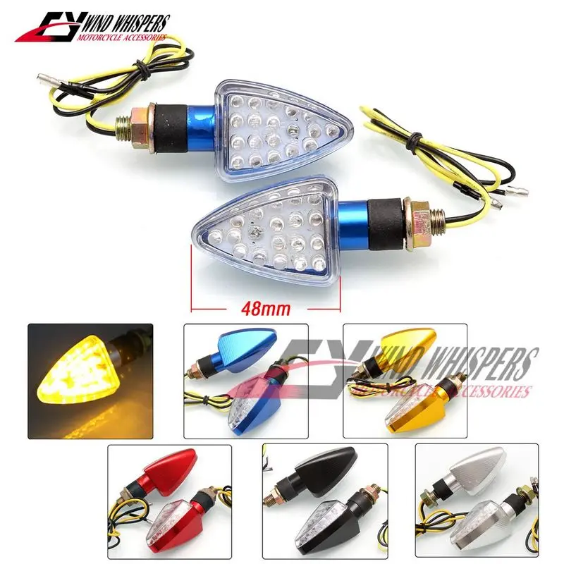 

CNC Motorcycle LED Turn Signals Indicator Light E-mark Lamp Lights For Honda MSX-125 M3 Suzuki KTM Yamaha Kawasaki Street models