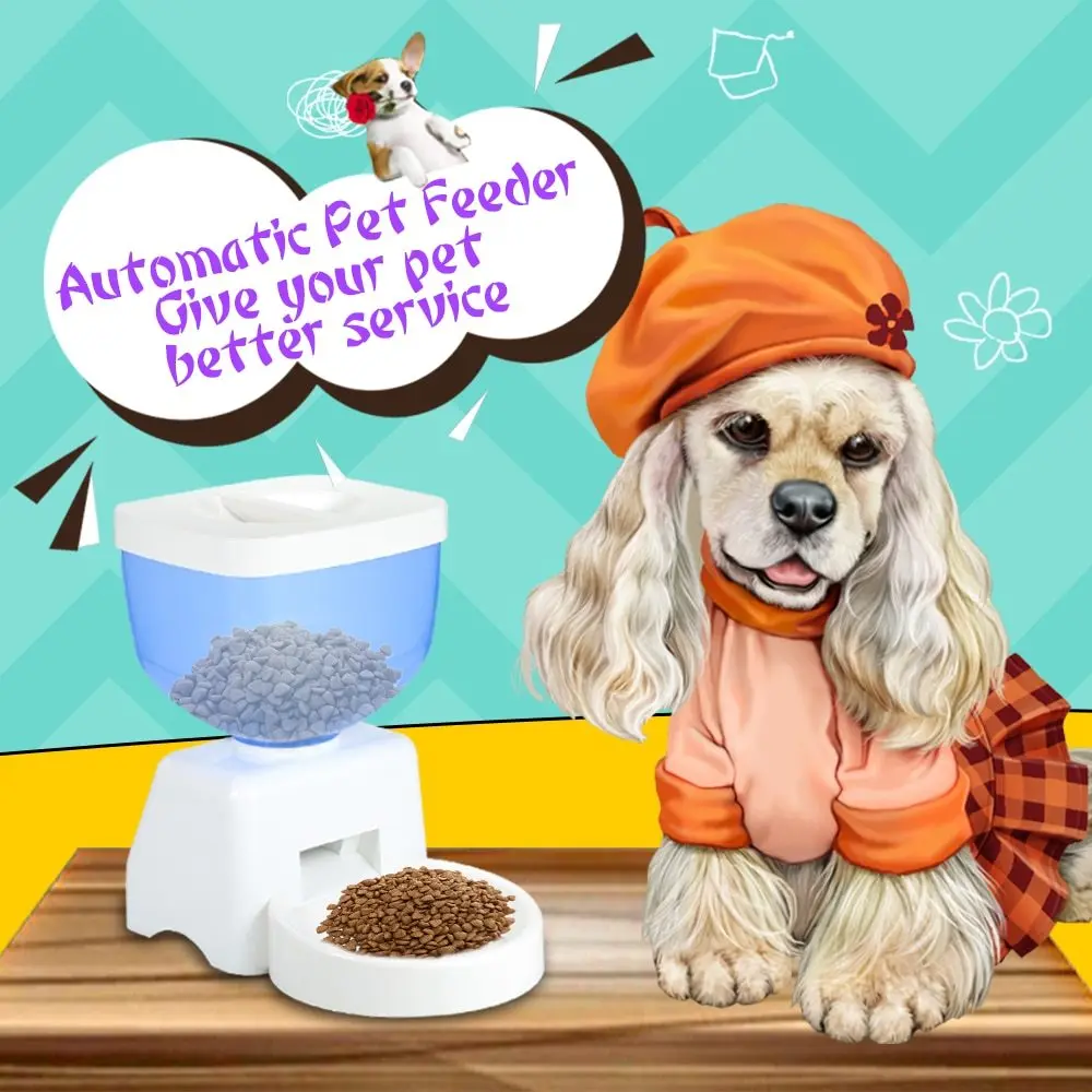 

5L Automatic Pet Feeder for Large Smart Dogs Cats Feeding Bottle Pets Dog Food Bowl Dispenser Pets Products