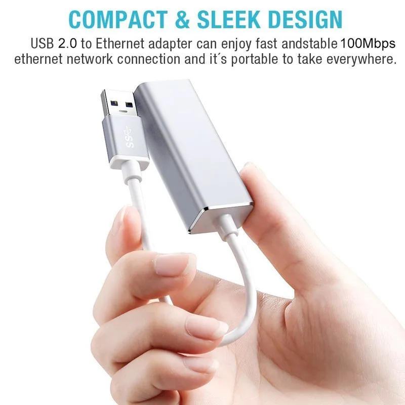Теплое море USB 2 0 к Ethernet адаптеру для RJ45 миллион cетевой адаптер LAN кабель