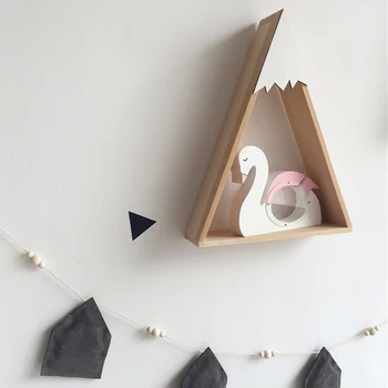 

INS Style Nordic Wooden Swan Decoration Saving Tank Money Box Children'S Room Decor Photography Prop Toys Gifts Coin Bank Cute