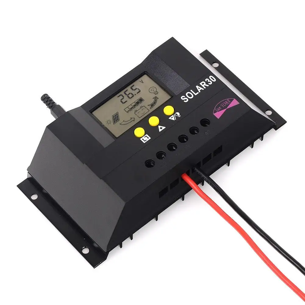 

Solar Charge Controller Regulator 30A 12V/24V Fot Solar Battery Panel Safe Protection With CE Certify
