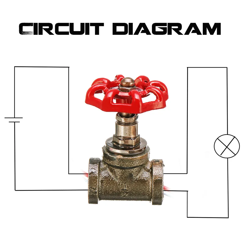 1/2 дюймов запорный клапан, светильник с проводом для водопроводных труб, лампа в стиле лофт, железный клапан, Винтажная настольная лампа