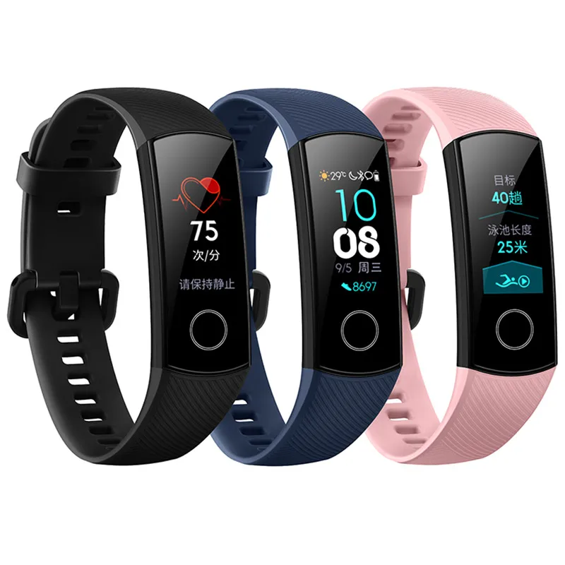Huawei Honor Band 4 0 95 AMOLED 2.5D плавать осанка Обнаружение сердечного ритма сна оснастки