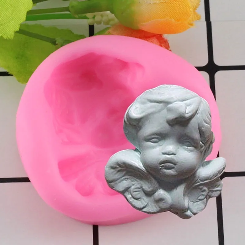 DIY силиконовая форма для помадки торта маленькие формы украшения ангела