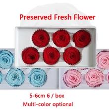 1 коробка, высокое качество, Вечные цветы, цветок, бессмертная Роза, 5 см, диаметр, подарок на день матери, вечная жизнь, цветочный материал, подарочная коробка