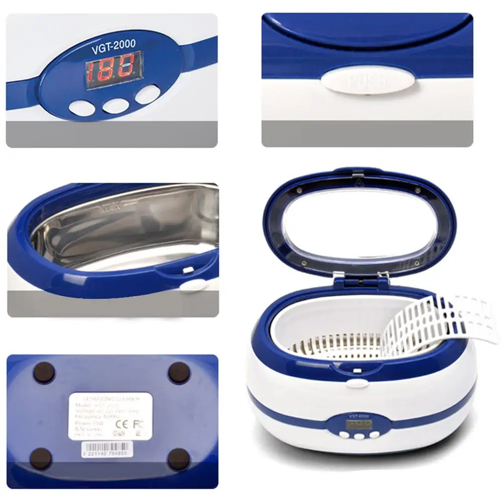  MISSKY Automatic Ultrasonic Cleaner for Glasses Spectacles Jewelry European Regulation Portable Jew