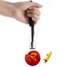 180 мм(7 '') устройство для удаления яблока, сердцевины, груши, колокольчика, семян, перца, Твиста, фруктов, сердцевина, для удаления ямы, кухонный инструмент, гаджет, Stoner Easy