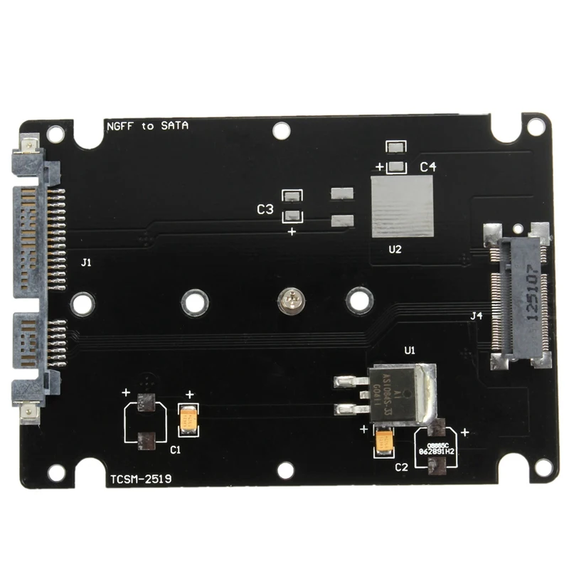 Высококачественный адаптер конвертер Чехол B + M Key Socket 2 M.2 NGFF (SATA) SSD до 5 SATA для карт