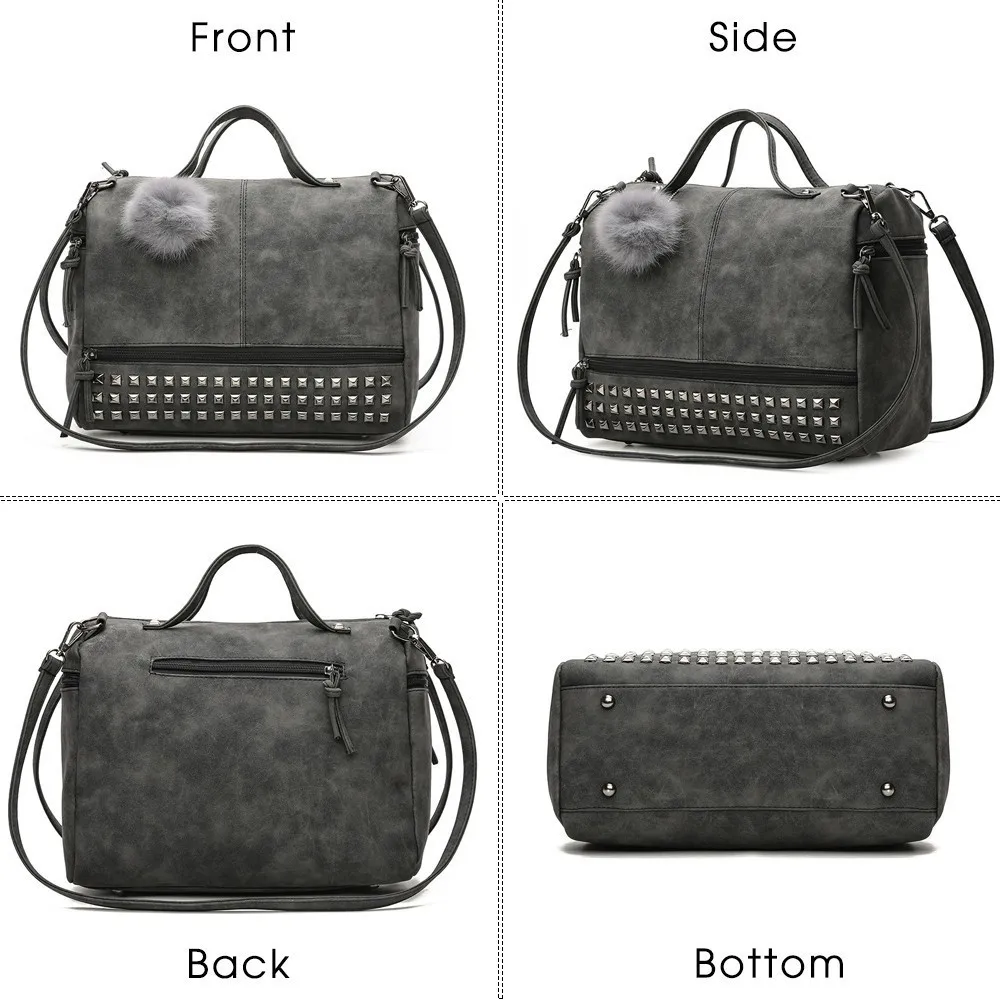 TTOU النساء برشام حمل حقائب النساء مصمم حقائب السيدات الأزياء بو حقيبة جلدية للنساء Crossbody حقيبة كبيرة قدرة حقيبة