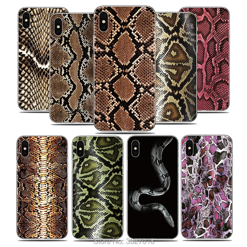 

Snakes skin print Cases For samsung galaxy S10 S10 lite S10plus J6 J4 prime A50 A40 A30 S10 5G Soft TPU Silicone Back Cover