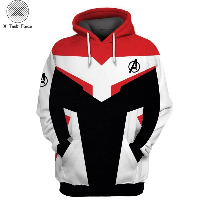 Avengers Endgame 4 Quantum Realm 3D Print Hoodies Men Fitness Pullover Sweatshirts Cosplay Costume Streetwear X Task Force S-6XL