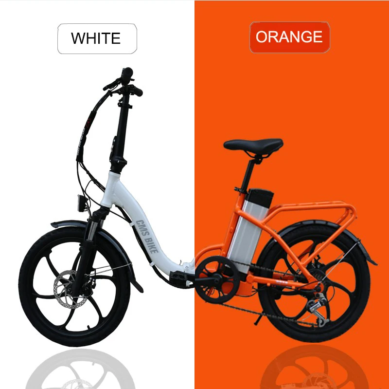 Perfect Foldable Electric Bike 2 Wheels Electric Bicycle 36V 350W 25KM/H Double Brake System Electric Scooter For Adults With Seat 2