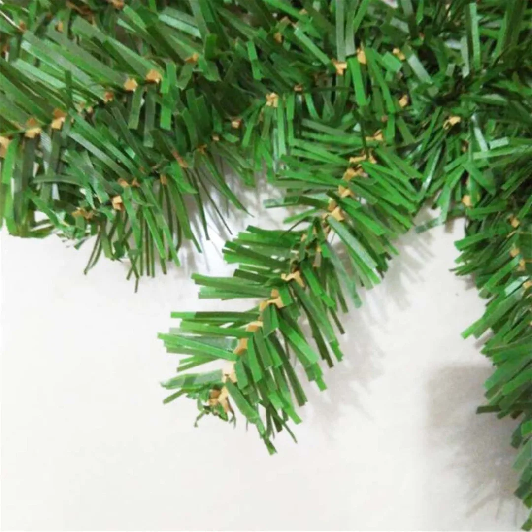 Новинка 2,7 М длинные зеленые рождественские сосновые гирлянды венок орнамент Рождественский камин дерево декор