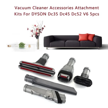 

5PCS Universal Vacuum Cleaner Accessories Vacuum Cleaner Brush Tool Parts Adapter Accessories Kit for Dyson DC35 DC45 DC52 V6