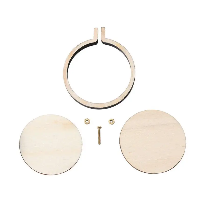 

Mini Embroidery Hoop Wooden Frame Hand Cross Stitching Hoop Framing DIY Crafts