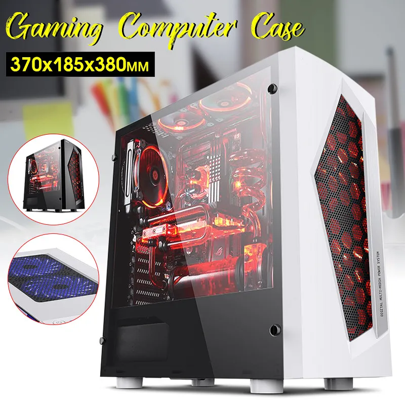 Компьютер игровой ПК чехол V3 MATX 8 вентиляторных портов USB 3 0 для M ATX/Mini ITX