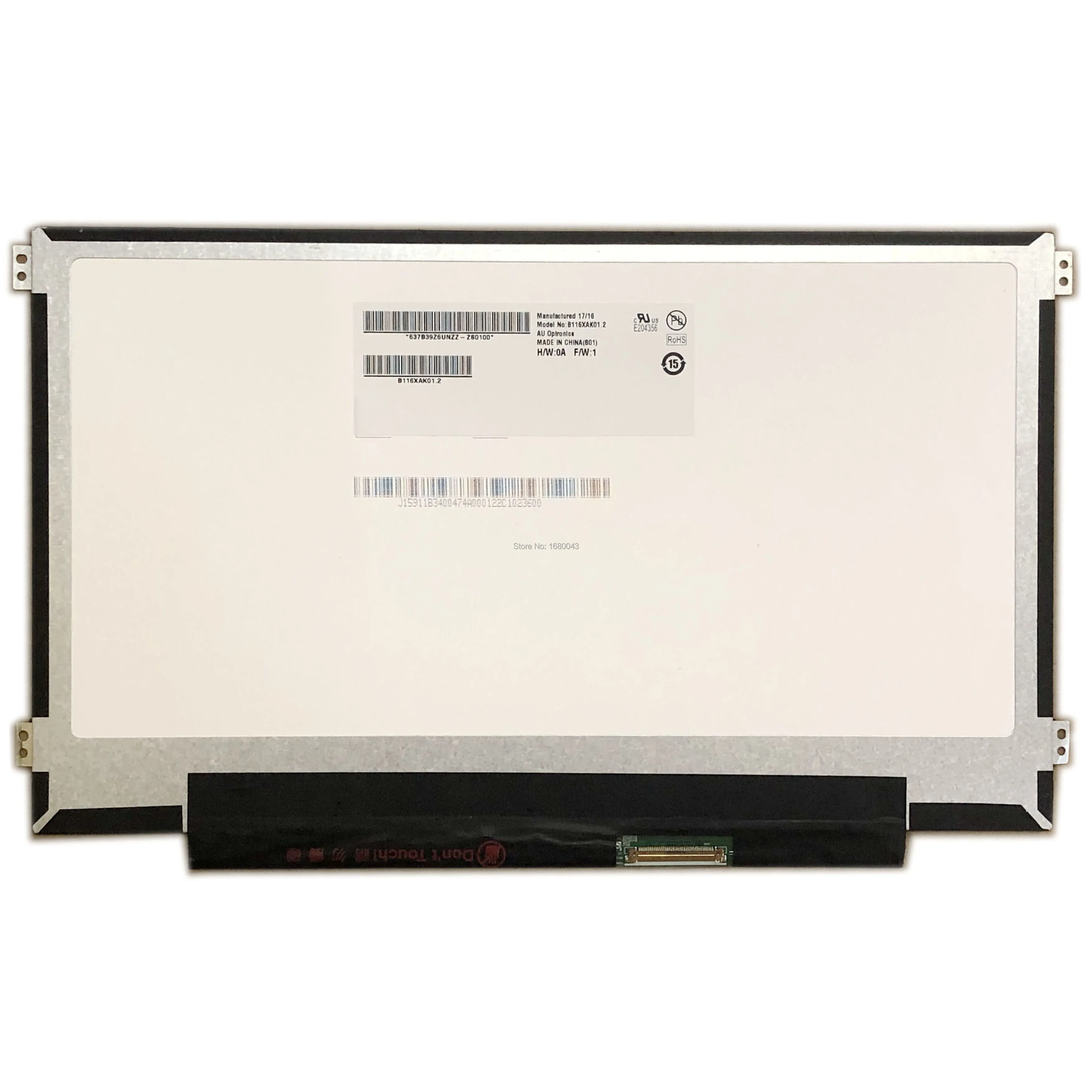 

B116XAK01.2 HD 1366*768 WXGA 11.6'' 40 pin NEW LCD LED TOUCH Screen Panel