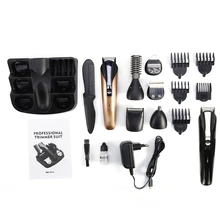 6 в 1 многофункциональный электрический триммер для волос, бритва для бороды, подмышки, машинка для стрижки волос в носу, европейская вилка