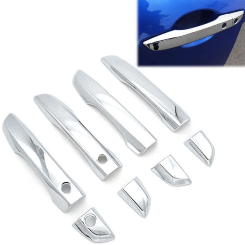 

Accessories Door Handle Cover Decorations Silver ABS For HONDA CIVIC 2016 2017 With Smart Key Hole Keyless Chrome