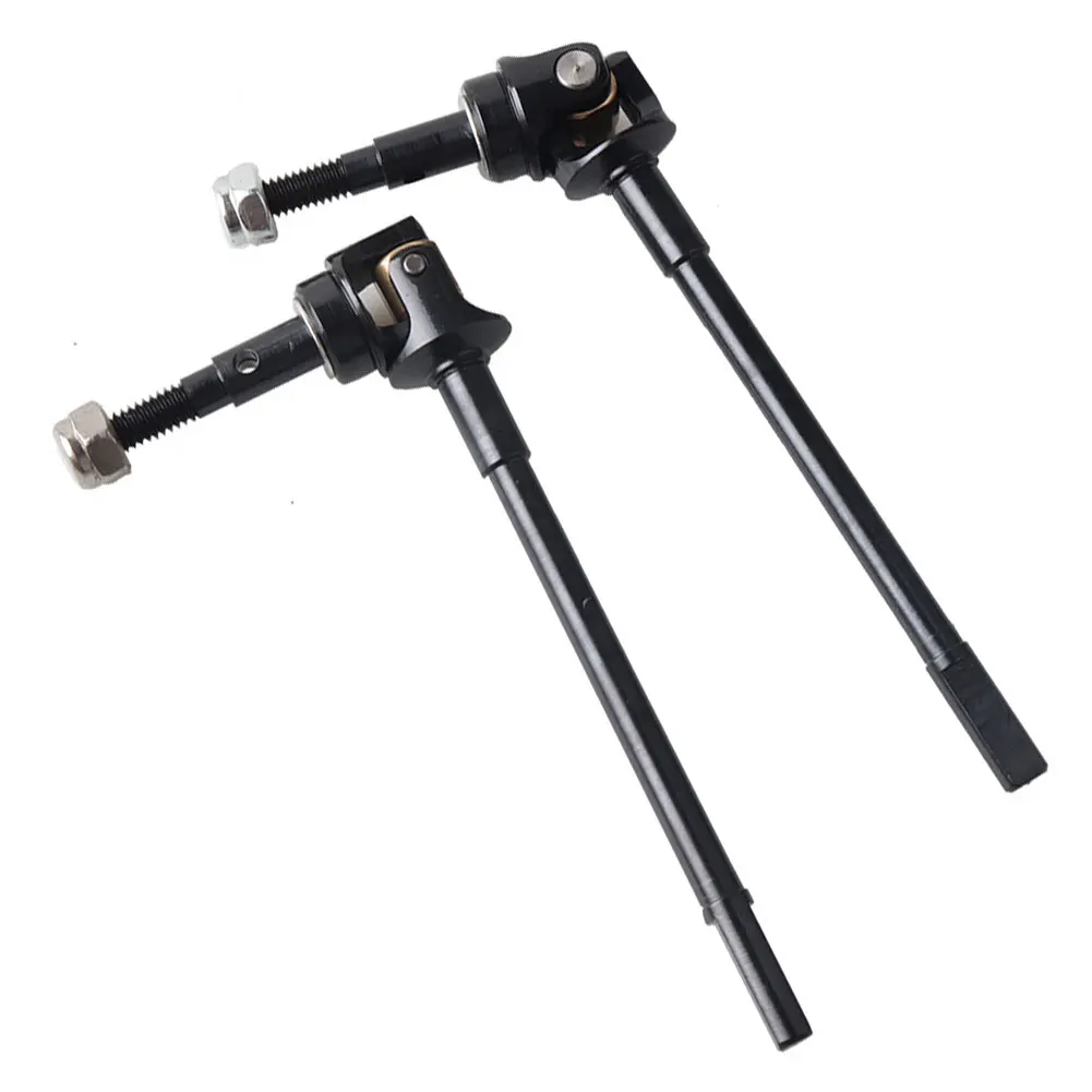 

2 Pcs Front XS-SCX230063 RC Cars Universal Xtra Speed Steel 45 Smooth Drive Metal Black Shaft For Axial SCX10 II Accessories
