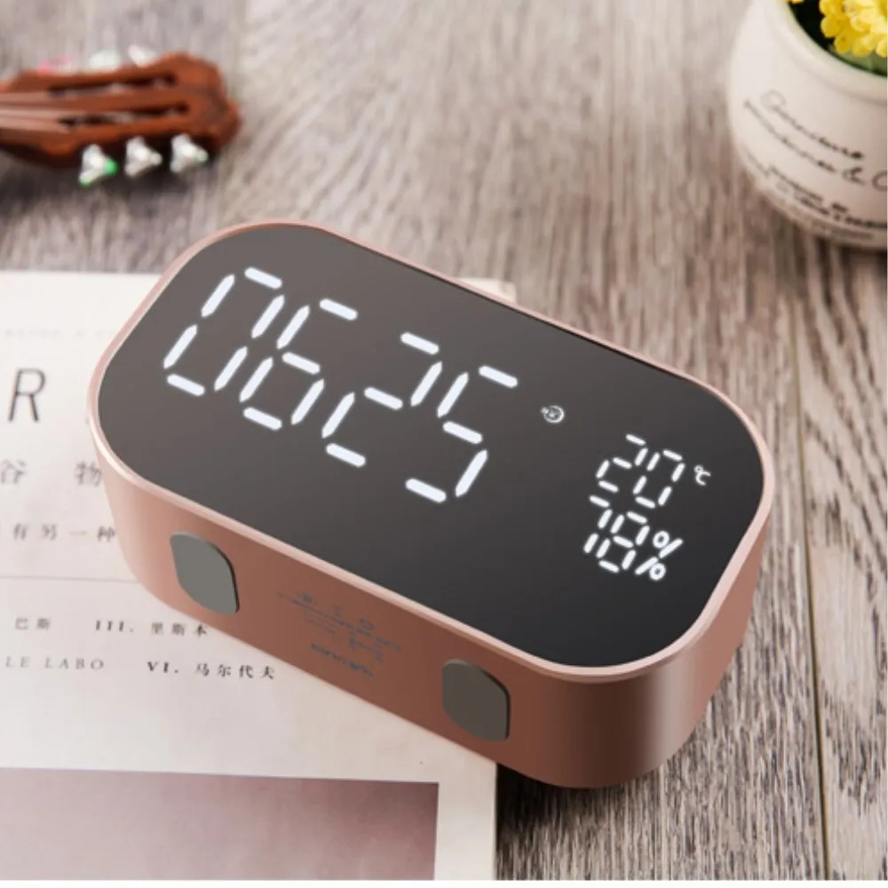 Exelvan портативный динамик с Bluetooth будильником Температурное время стерео звуковой