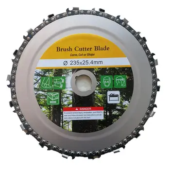 

9 Inch 18 Teeth Multifunction Saw Piece Stainless Steel Cutter Edge For Lawn Mower Brush Cutter Fast Shipping