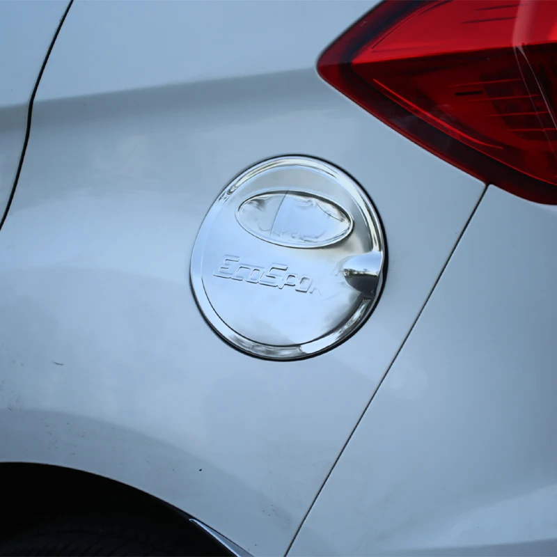 Черная крышка топливного бака Foal Burning ABS Защитная Наклейка для Ford Ecosport 2012 2013 2014 2015