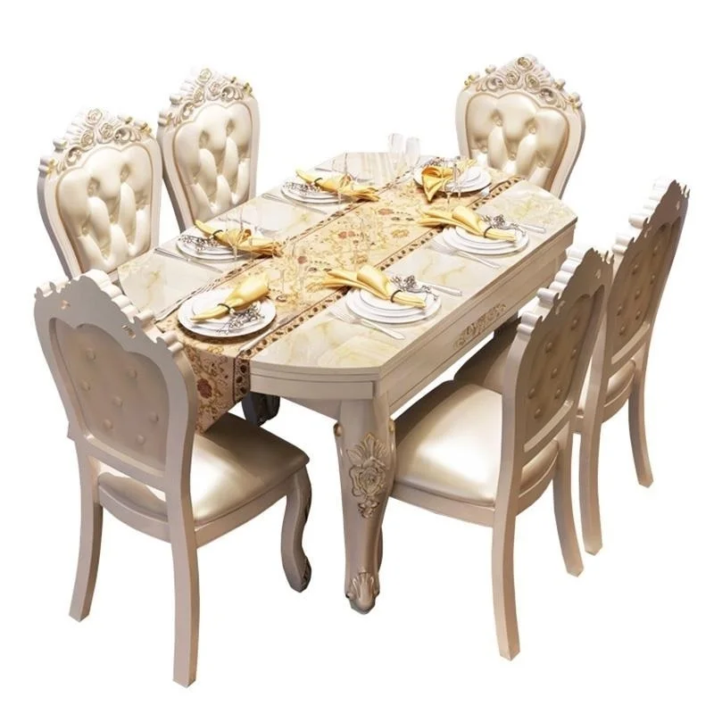 

A Langer Tavolo Da Pranzo Esstisch Yemek Masasi Dinning Set Wood European Comedor Bureau Tablo Mesa De Jantar Dining Room Table