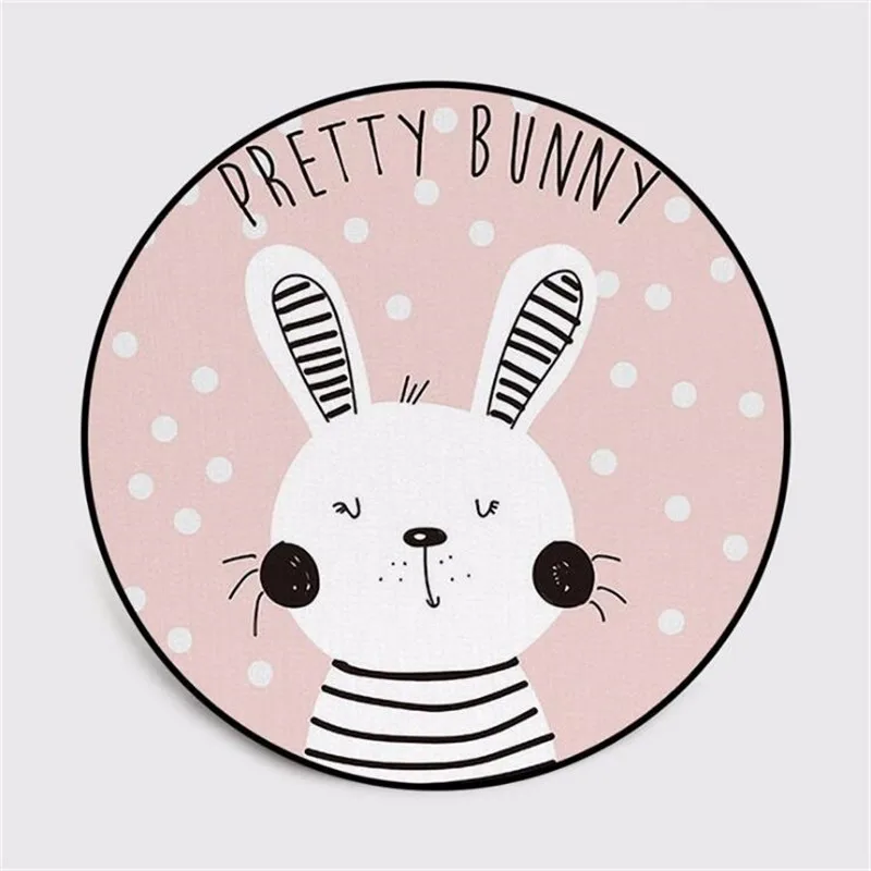 Cute Cartoon Rabbit Bunny Round Carpet Soft Carpets for Living Room Anti-slip Rug Chair Floor Mat for Home Decor Kids Room Gift Cute Cartoon Rabbit Bunny Round Carpet Soft Carpets for Living Room Anti-slip Rug Chair Floor Mat for Home Decor Kids Room Gift