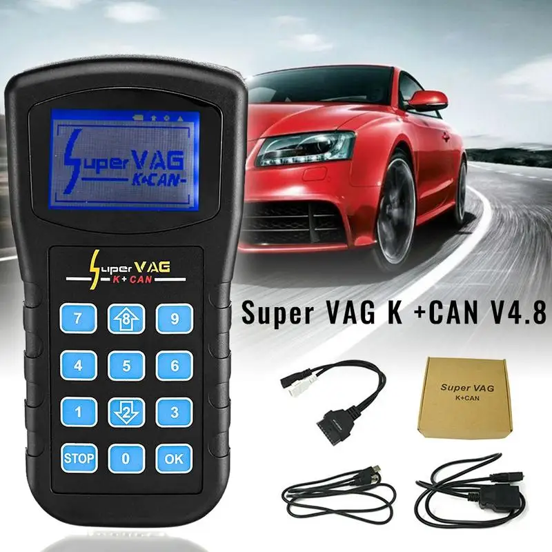 

Super VAG K+CAN Car Diagnostic Scanner OBD Fault Code Reader For VW Car Diagnostic Tool High Quality 2019