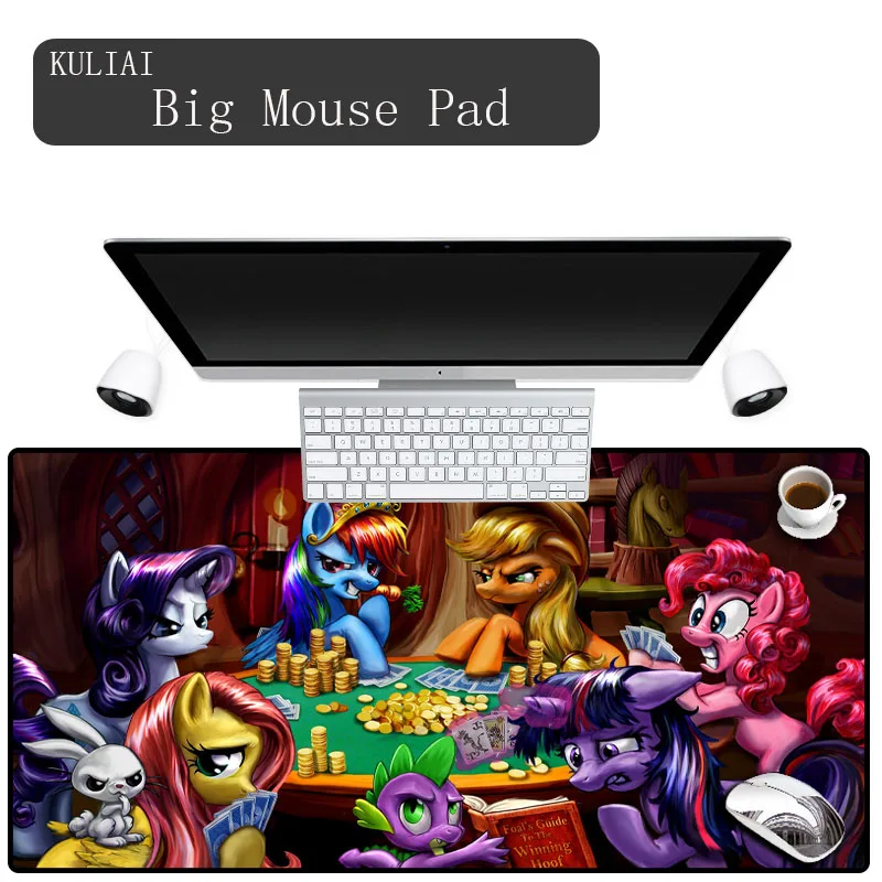 Gorgeous Classic Game Character Pattern Decorative Rectangle Gaming Mouse Pad