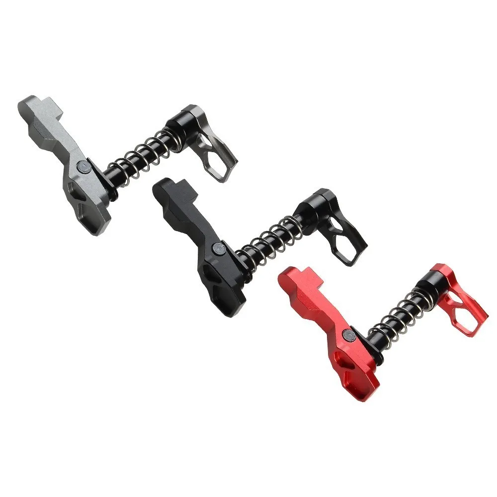 

Gen 3 Hollow Out Textured IPSC CNC Finished Aluminium Double Side Left Right Hand Magazine Release Catch For M4/M16 Airsoft AEG