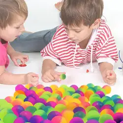 100 Новое поступление 2019 шт. двойной цвет прыгающий мяч дети плавающие эластичные надувные шары умный дети открытый играть игрушки для