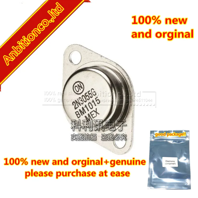 2pcs 100% new and orginal 2N3055G 2N3055 TO3 Complementary Silicon Power Transistors in stock | Мобильные телефоны и