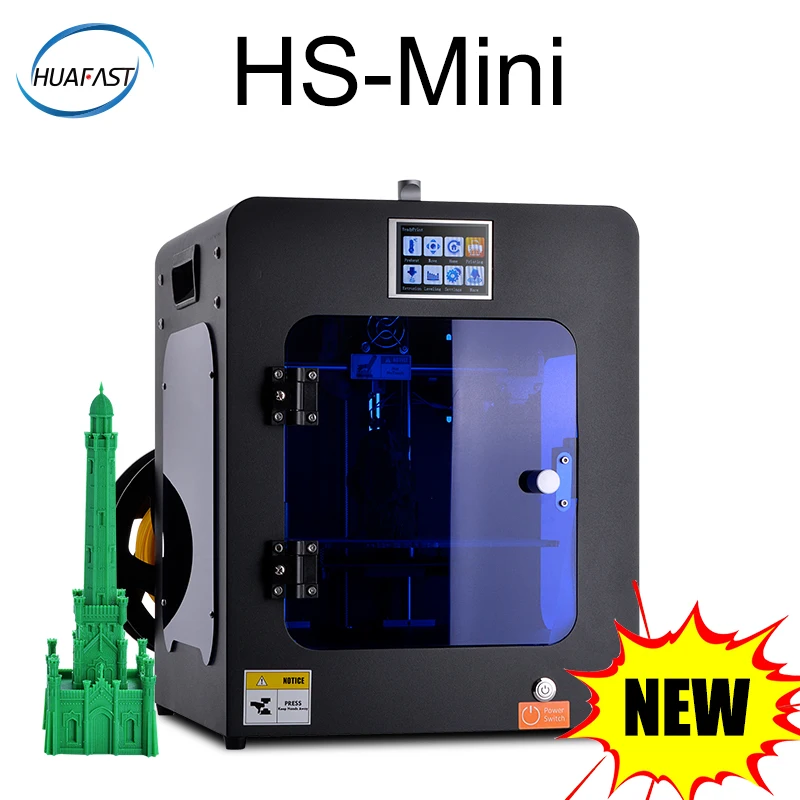 HUAFAST HS Mini 3D принтер новый FDM Собранный дешевые принтеры 3d Drucker быстрая печать DIY