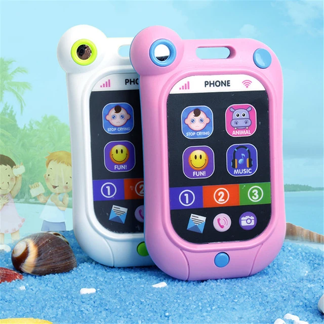 Plastic Baby Toy Phone Learning Musical Cell Phone Songs Animals Sound Simulated Mobile Phone Kids Educational Toy Stop Crying 2