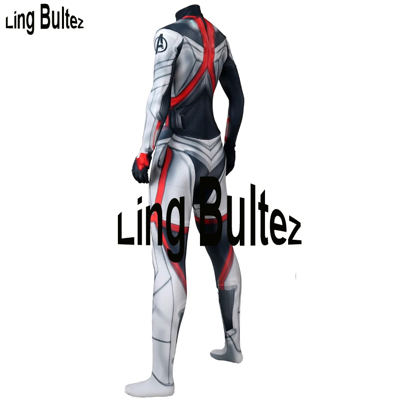 Ling Bultez High Quality Avengers Endgame Cosplay Costume End Game Quantum Realm Suit With Muscle Shade Quantum Realm Costume