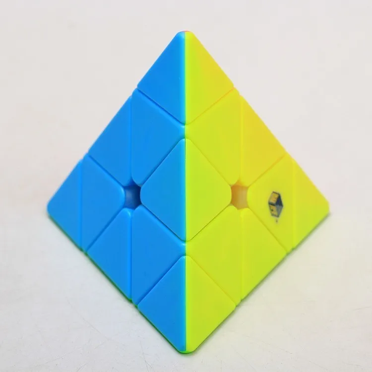 

Yu Xin Full Brain Pyramid Cube Special-shaped Magic Neo Cube Candy Color Educational Toys For Children Fidget Spinner