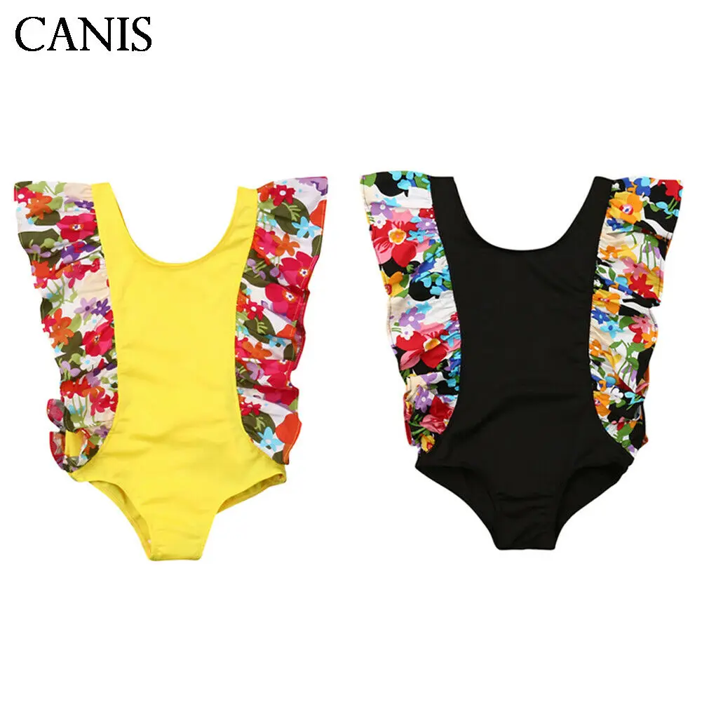 

New Toddler Baby Girl Romper Swimwear Outfits Bathing One-Pieces Swimsuit