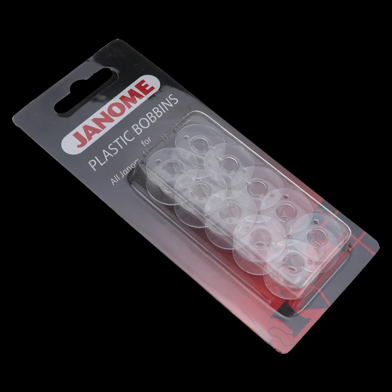 

JANOME Plastic Bobbins x10 in Packet for All Janome Home Use Model 200122005