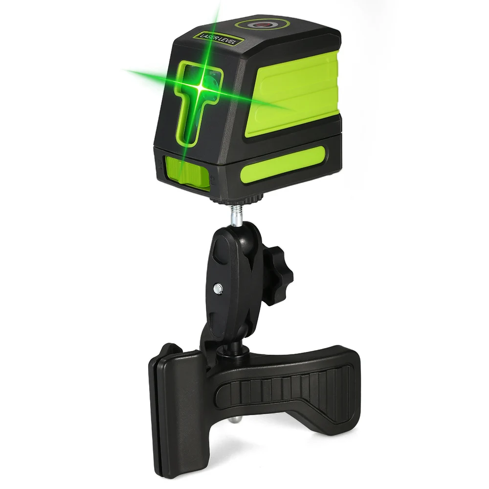 

Professional Green Laser Level Self-Leveling 2 Lines Horizontal Cross Line Leveling Laser Level Kit With Selectable Laser Lines