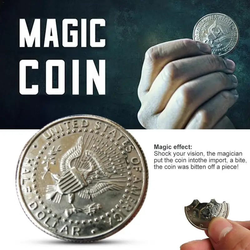 Новая волшебная монета волшебные трюки игрушка три складные монетные игрушки