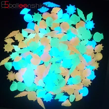 BalleenShiny Раковина Морская звезда раковины светящийся камень сад мощеный проезжей части декоративный камень светящийся в темноте аквариум пейзаж камень