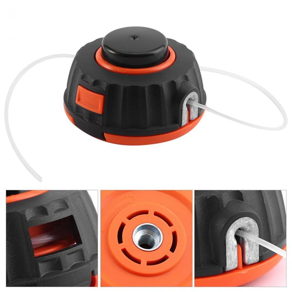 

Mower Accessories Universal Nylon + plastic Line Bump Cutting Trimmer Head For Use With 2-Wire Brush Mower Lawn Mower Tool parts