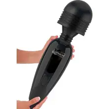 Mega Wanachi Massager Black Consolator Dildo Vibrator