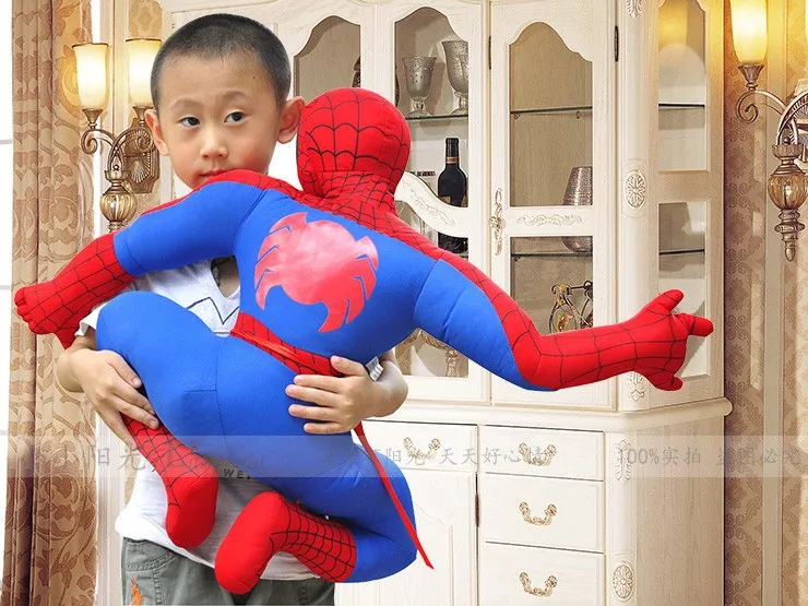 Фильм Удивительный Человек-паук-игрушечный человечек плюшевые 55 см, «Человек-паук»; плюшевая кукла в подарок w4083